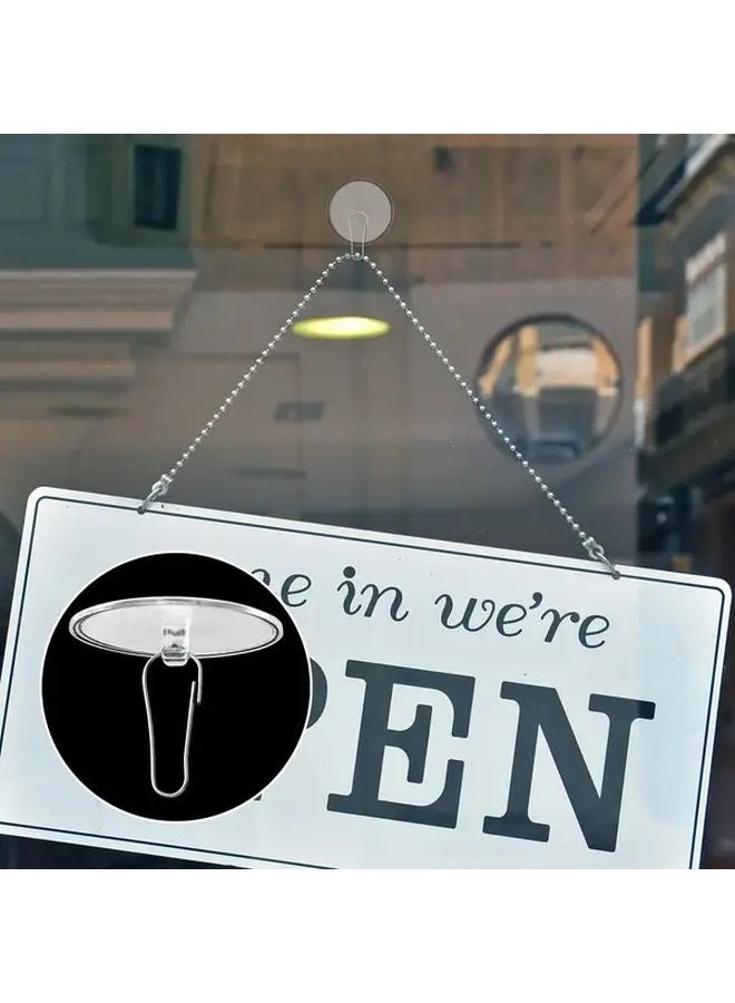 خطافات ديكور عيد الميلاد الأبيض 100 قطعة خطافات سقف ذاتية اللصق لحفلات الزفاف والأعياد - Image 3