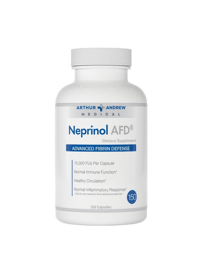 آرثر أندرو ميديكال، نيبرينول إيه إف دي، مزيج متعدد الإنزيمات مع سيرابيبتاز وناتوكيناز، 150 قرصًا (عبوة واحدة) - Image 1