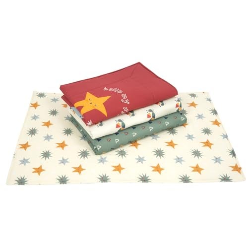 Tidy Sleep Baby Changing Mat – Waterproof, Foldable, Padded Diaper Changing Sheets for Newborns & Infants – Pack of 4, Hello Star (65 cm x 45 cm) - Image 3