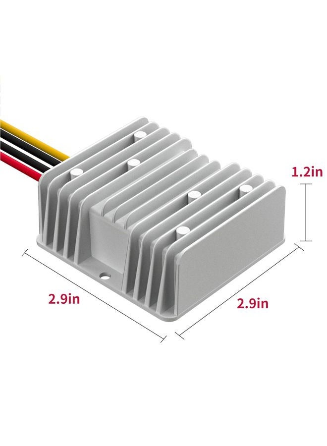 SUPERNIGHT DC 12V Step Up to 24V 10A 240W DC Boost Converter with Fuse Waterproof Voltage Regulator Module Transformer for Golf Cart Club Car LED Strip Light - Image 5