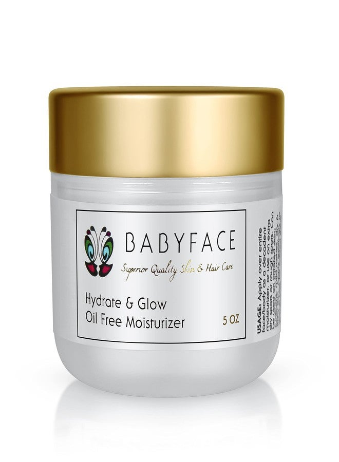 Babyface Hydrate & Glow Oil Free Moisturizer Gel Vitamin B5 & Hyaluronic Acid for Acne Prone Skin, Large Pores - Image 1