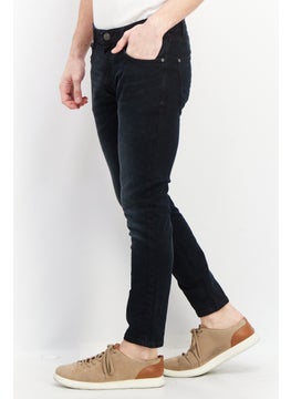 DUCK AND COVER Men Slim Fit Dark Wash Stretchable Jeans, Navy  - Image 2