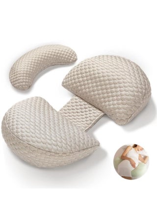 Pregnancy Pillow for Women, Soft Pregnancy Pillow, Back, Hip, Leg Support, Maternity Pillow with Removable and Adjustable Pillow Cover, Platinum - pzsku/Z03EAFD5EDA6ACC4C9F0DZ/45/_/1704440118/1c650d98-80ca-4362-9ee4-39557a92c011