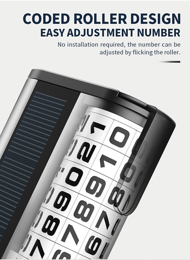 Generic - Mini Parking Card Number, Temporary Number Plate, Waterproof and Sun-proof, Durable and Non-deformed - Image 1