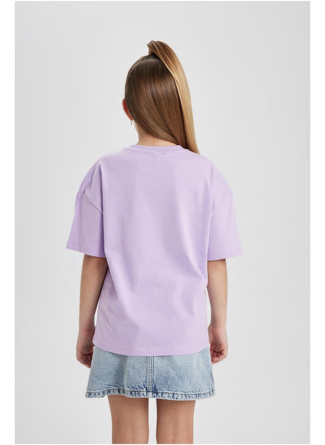 DeFacto - Girl Relax Fit Knitted Short Sleeve Body - Image 1