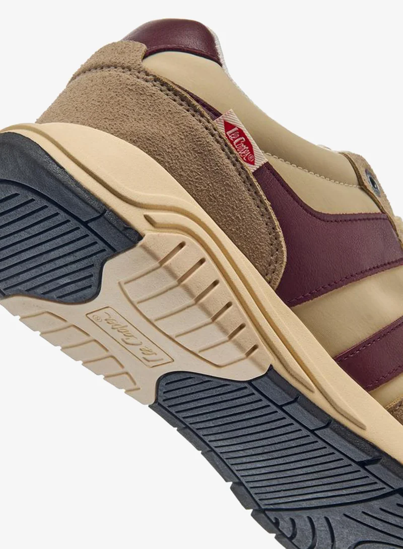 Lee Cooper BEIGE Men Lace-Up Ankle Sneakers for Men | Best Price UAE