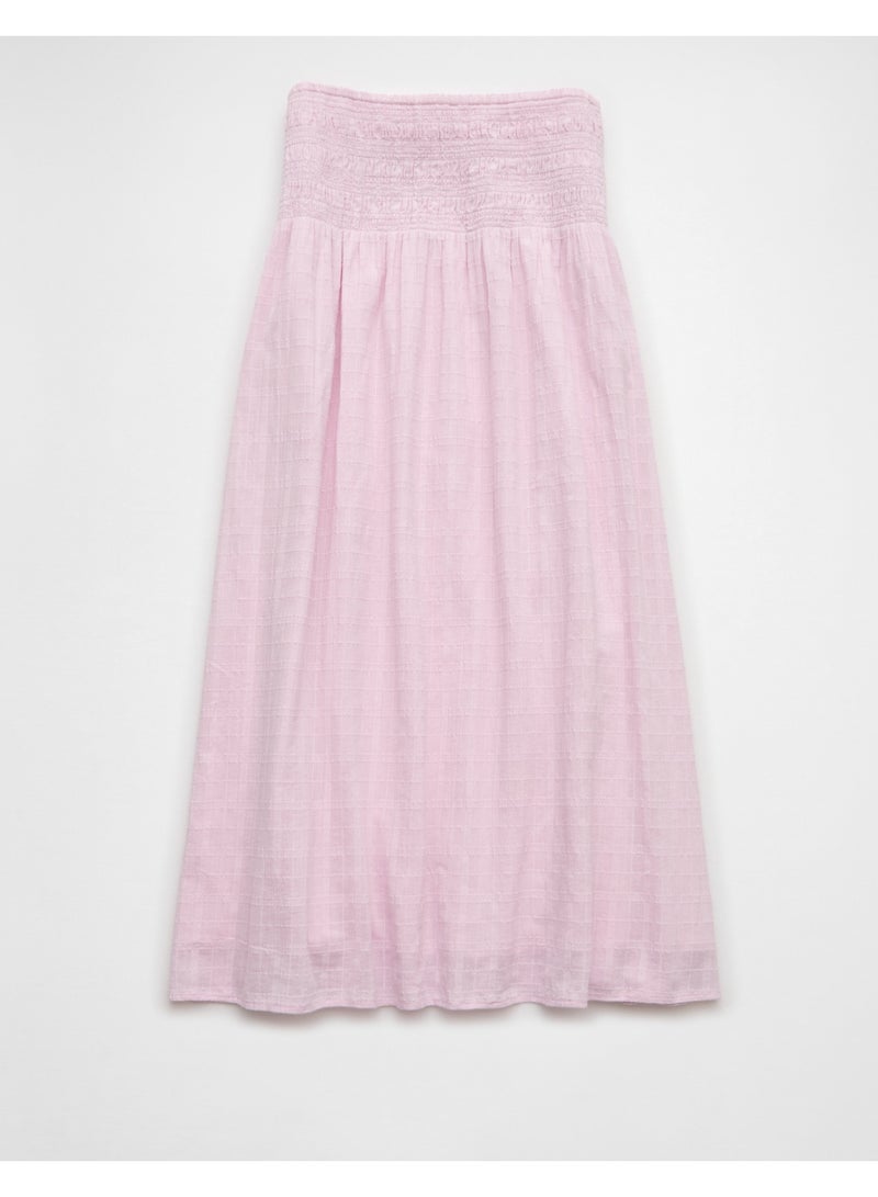 American Eagle AE High-Waisted Smocked Maxi Skirt  - Image 3