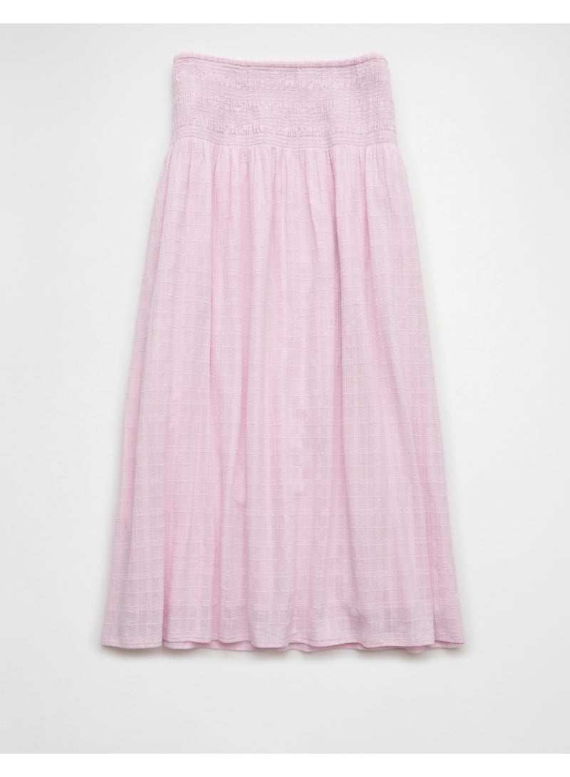 American Eagle AE High-Waisted Smocked Maxi Skirt  - Image 2