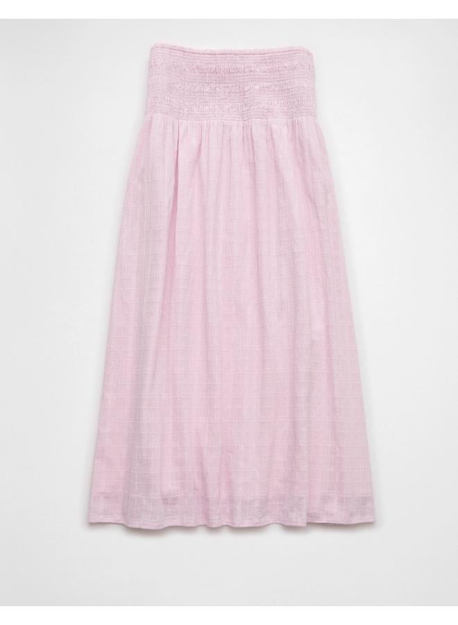 American Eagle AE High-Waisted Smocked Maxi Skirt  - Image 2
