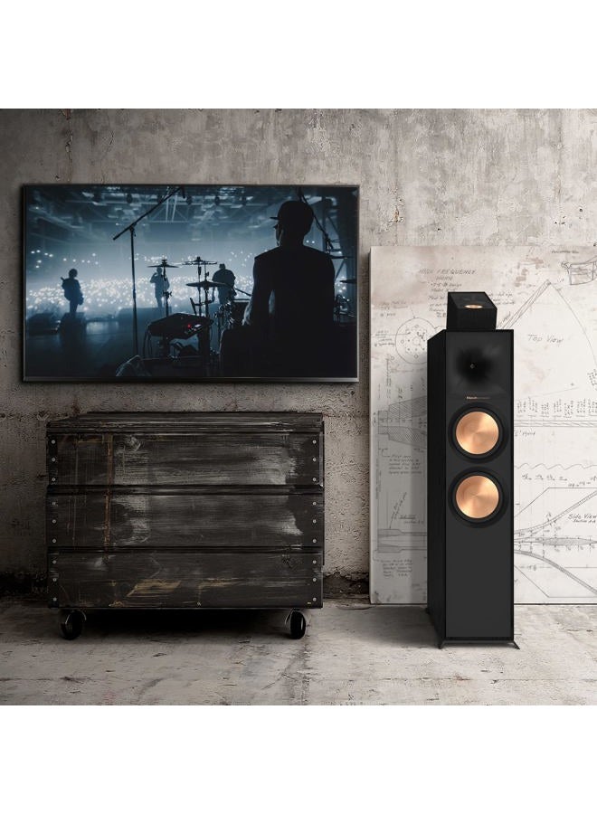 Klipsch Reference Next-Generation R-800F Horn-Loaded Floorstanding Speaker for Best-in-Class Home Theater - Image 3