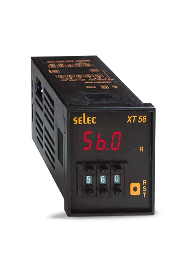 Selec Dig Timer With High Accuracy & Push Wheel Setting 48X48mm - XT56-N