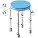 CKE Upgraded Stainless Steel Shower Stool Chair Bath Seat, Adjustable Bath Chair Shower Bench Seat, 350lbs Bath Shower - Image 2