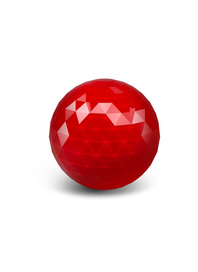 American Style Oval Ball Head Arcade Joystick Head Joystick Accessories Prism American Ball-Product Color:Boxer Prism Rocker Ball-transparent Red (QP06)  - Image 1