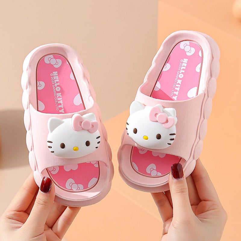 Soft Sole Toddler Sanrio Slip-Ons Pink Hello Kitty 
