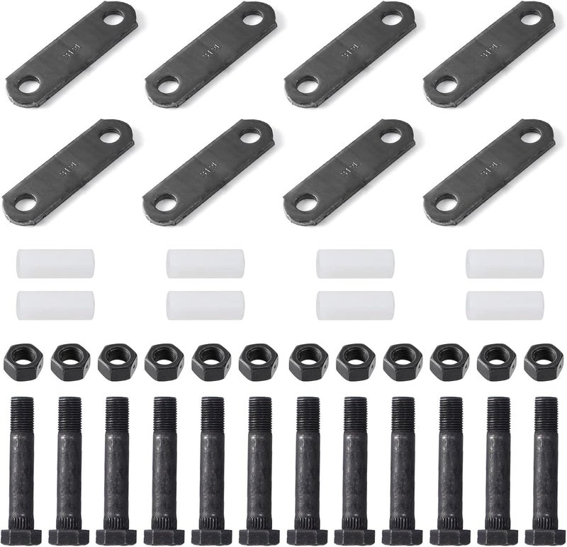 Racewill 2 Pack Trailer Shackle Kit for Tandem Axle Suspension - Image 1