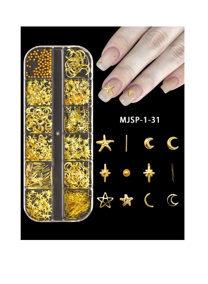 3D Nail Art Charms,  Nail Accessories for DIY Nail Designs, Cute Rhinestones for Women & Girls, Ideal for Nail Decoration Supplies