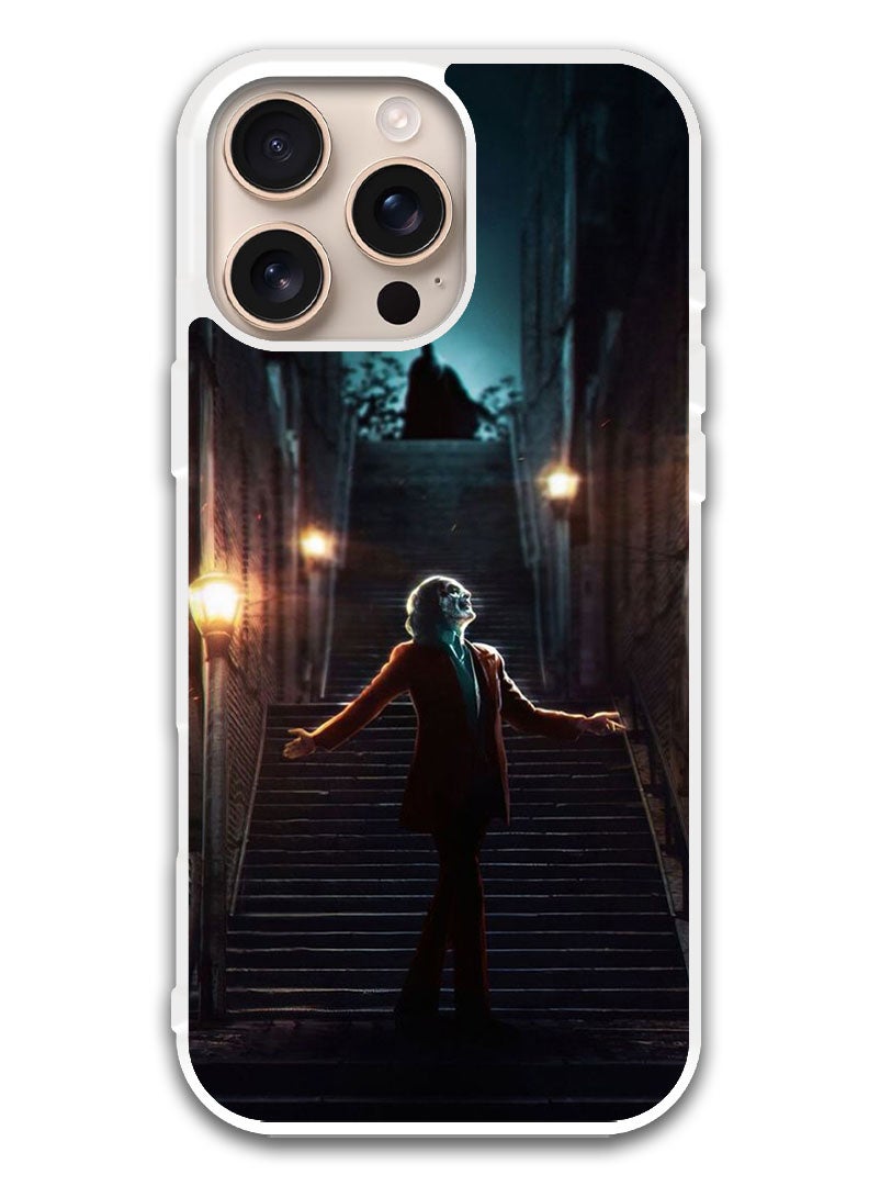 Theodor Protective Case Cover For APPLE IPHONE 16 Pro Joke_r (White Bumper) - Image 1