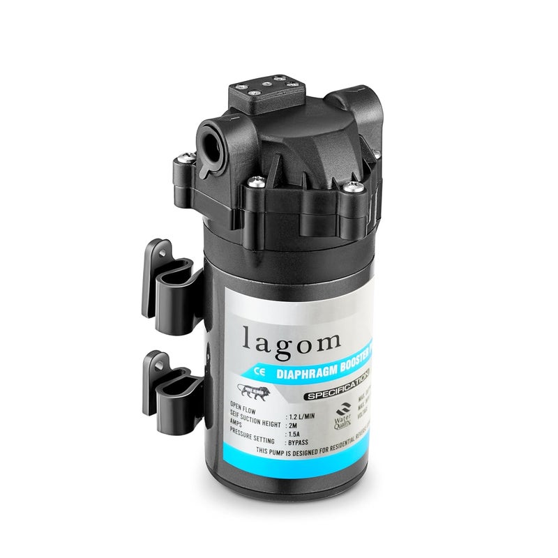 LAGOM 100 GPD RO Booster Pump – High-Efficiency DC Motor for Ultimate Performance | Shock-Proof Design, Compatible with All RO Water Purifiers | Perfect for Home & Commercial Use  - Image 2