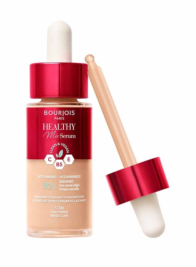 BOURJOIS PARIS Healthy Mix serum Foundation 53 Light Beige - Image 1