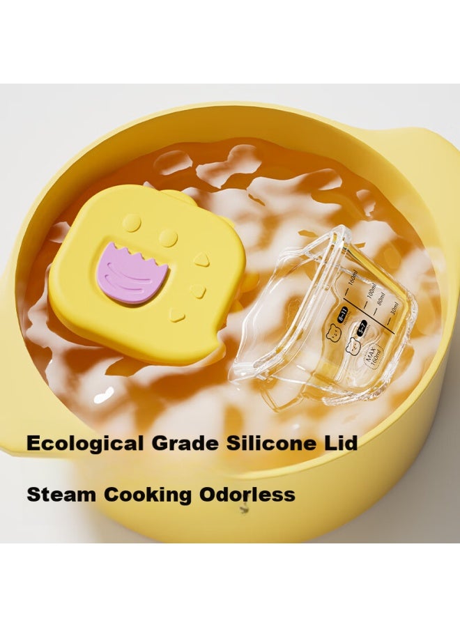 Cookss Baby Food Bowls, Glass Baby Food Containers, Steaming And Cooking, Baby Steamed Egg Bowls, Graduated Storage Containers, Food Preservation Boxes, 2-piece Set - Image 3