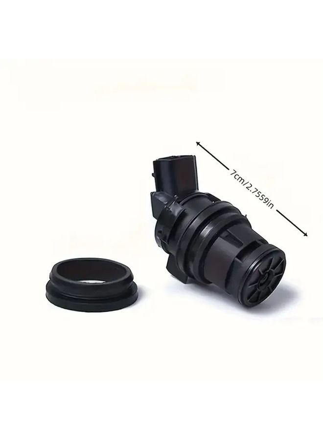 Black Wiper Nozzle Fluid Sprayer Direct Fit Easy Installation For Trucks SUVs - Image 2