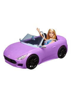 Barbie Barbie Glam Convertible Vehicle With Doll  - Image 3