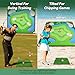 Liberry Golf Chipping Game with Large Chipping Mat Upgraded Adjustable Golf Club 25 Sticky Balls Outdoor Indoor Sports Toy Gifts for Adults Kids Family Yard Target Game - Image 4