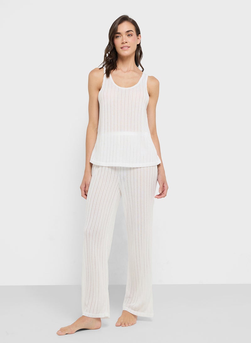 ELLA Sleevless Vest & Pant Pyjama Set  - Image 1