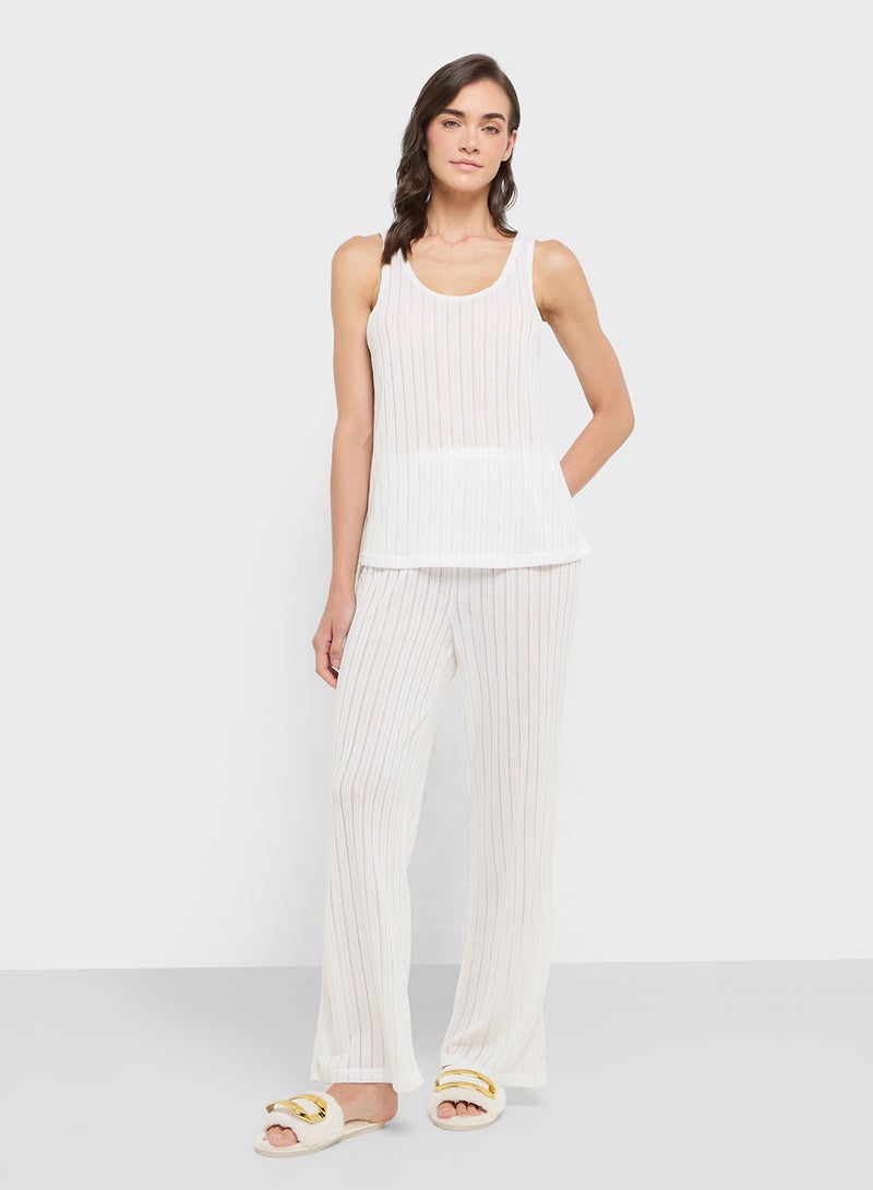 ELLA Sleevless Vest & Pant Pyjama Set  - Image 5