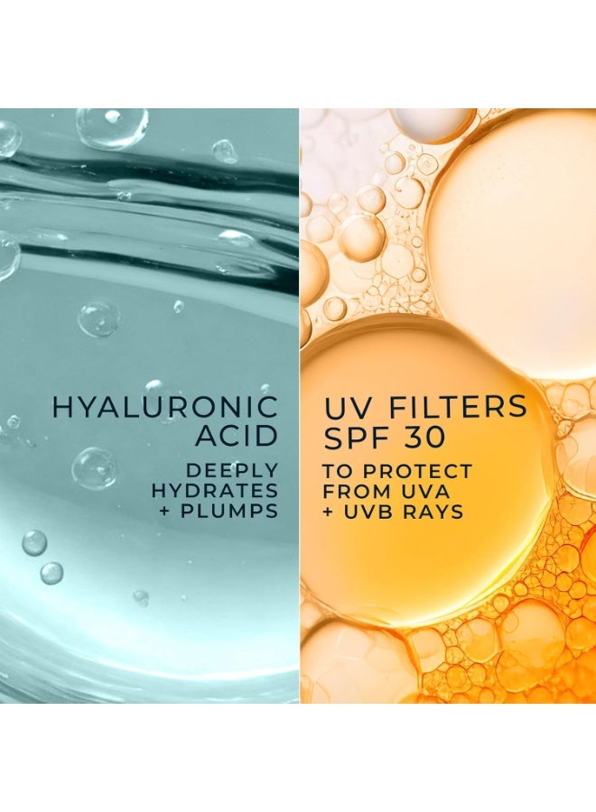 RoC Multi Correxion 1.5% Pure Hyaluronic Acid Anti Aging Daily Face Moisturizer with Sunscreen, SPF 30 Broad Spectrum Moisturizer + Retinol Eye Cream Packette - Image 2