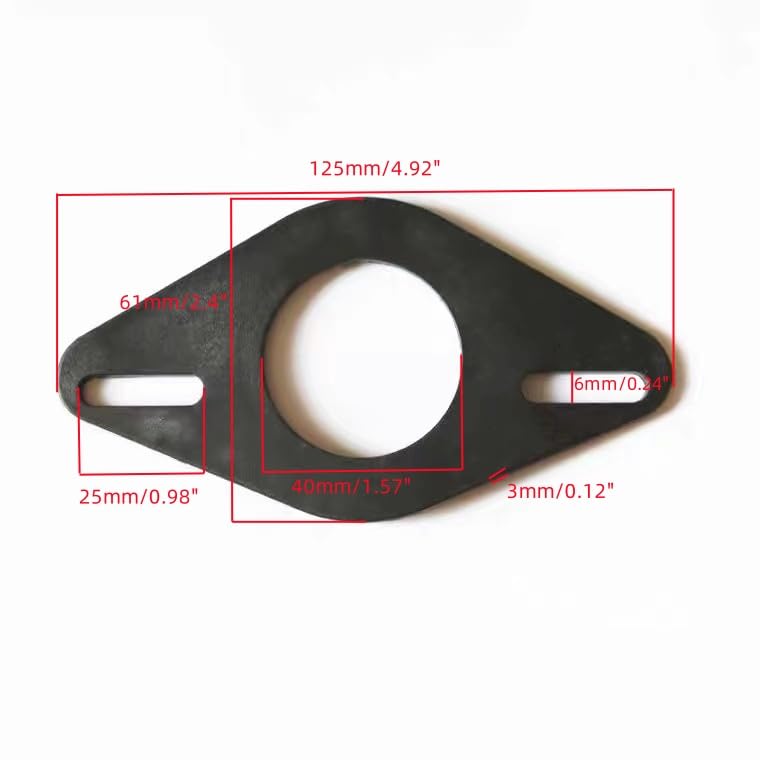 CCeCCe 4 Pack Car Tweeters Adapter Mount Bracket Spacer Rings Holder for Toyota Tacoma 4Runner Camry FJ Cruiser Subaru Kicker WRX STi Forester Crosstrek Front Dash Tweeter Bullet Tweeter Audio Systems - Image 2