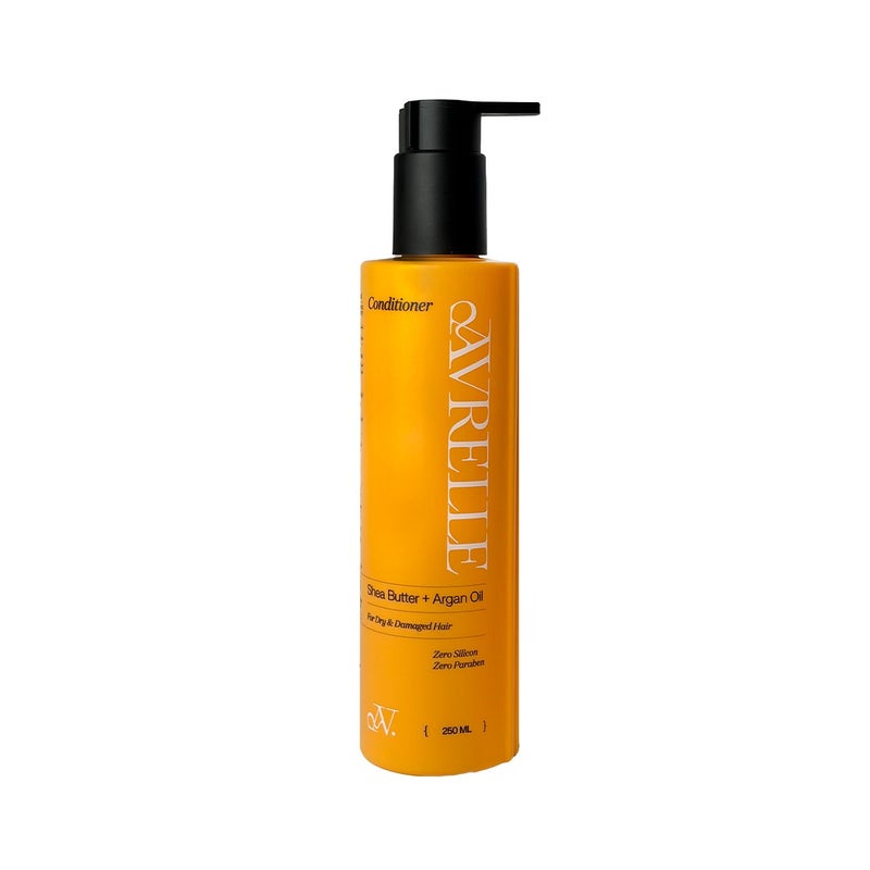 AVRELLE SHEA BUTTER + ARGAN OIL MOISTURIZING CONDITIONER FOR DRY AND DAMAGED HAIR