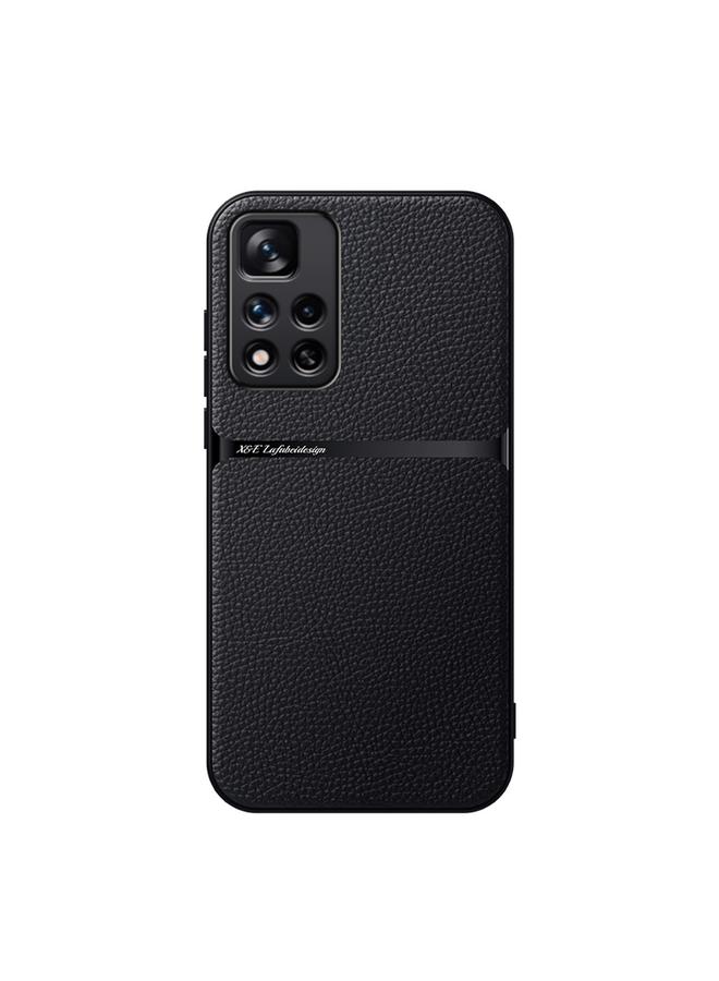 اس-توب جراب لهاتف Redmi Note 11 Pro 5G / Note 11 Pro+ 5G جراب هاتف مغناطيسي من جلد الليتشي بتغطية كاملة ومضاد للصدمات - Image 1