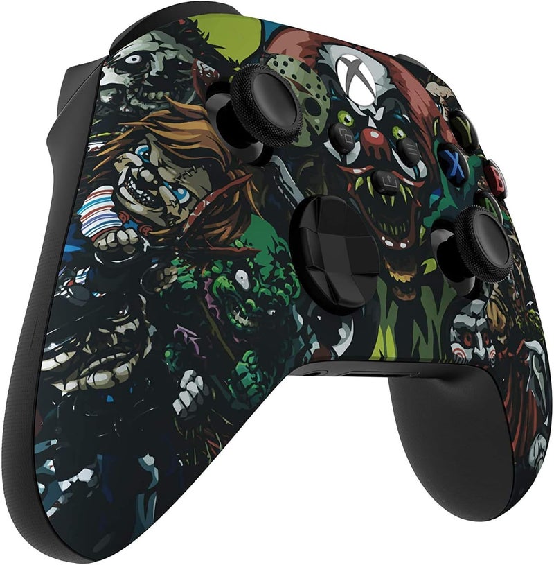 Custom Controllerzz Wireless Controller for Microsoft Xbox Series X/S & Xbox One - Custom Soft Touch Feel - Custom Xbox Series X/S Controller (X/S Scary Party) - Image 2