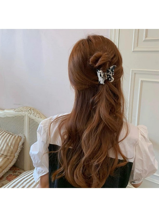 NAISIER Butterfly Hair Clips Hair Claw Butterfly Tortoise Shell Jaw Clips 2.3 Inch Beautiful Hair Accessories For Girls And Women. (3 Pack) 