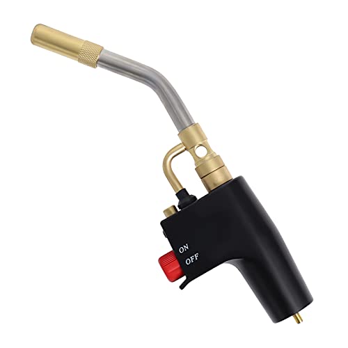 Swess Trigger-Start Torch Head TS4000, High Intensity Flame Torch, MAPP/Propane Gas Torch Kit with Instant on/off Trigger for Light Welding, Soldering, Brazing, Heating, Thawing and More - Image 1