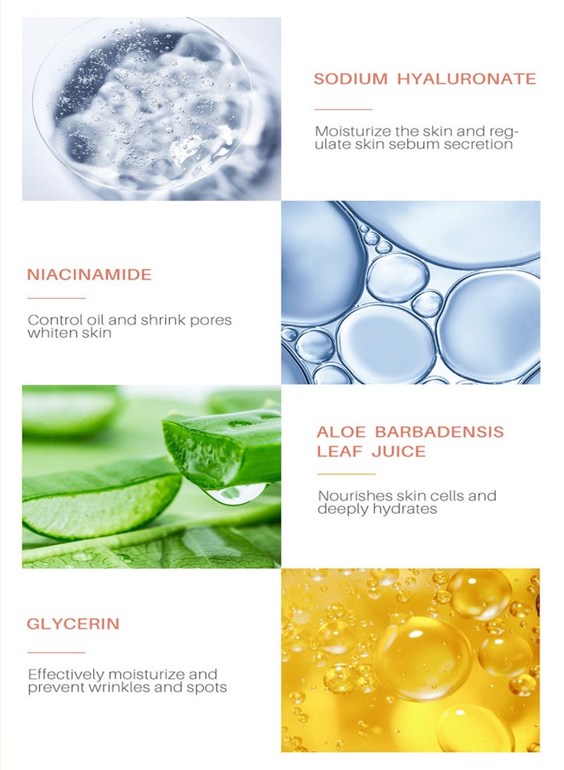 Lanthome Glutathione Serum, Glutathione White Serum, Enriched with Glutathione Vitamin C& Kojic Acid, Hydrating Moisturizing Brightening Skin Reduces Fine Lines & Wrinkles, Dark Spot Remover Face Serum - Image 3