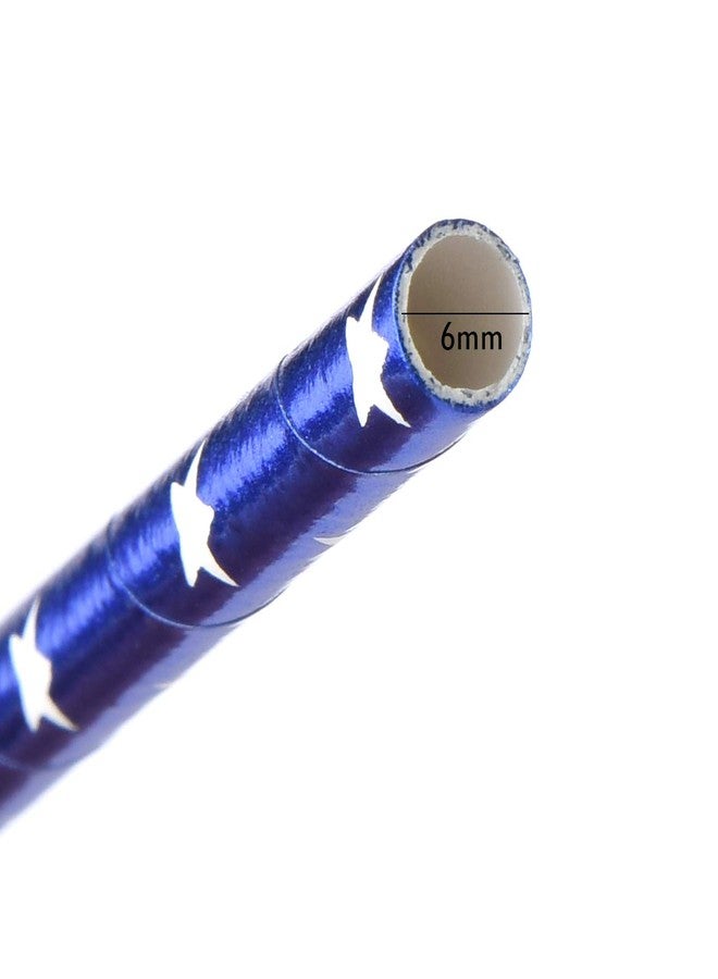 ALINK American Flag Red Blue White Paper Straws, 100 Straws for Memorial Day /4th of July, Super Bowl, Patriotic Party, Americana Themed Party Celebration - Image 5