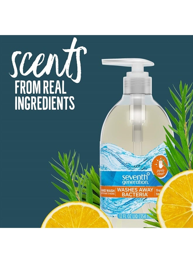 Seventh Generation Purely Clean Hand Wash Soap, Fresh Lemon and Tea Tree, 12 Ounce (Pack of 8) - Image 5
