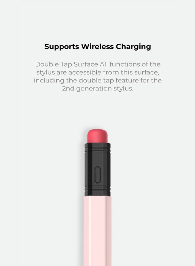 blupebble Classic Silicone Case Sleeve for Apple Pencil 2nd Generation | Soft Grip Cover with Magnetic Charging Support | Protective & Anti-Slip Design (Pencil Not Included) - Image 3
