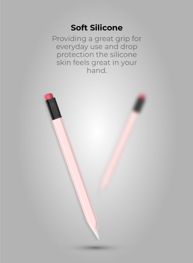 blupebble Classic Silicone Case Sleeve for Apple Pencil 2nd Generation | Soft Grip Cover with Magnetic Charging Support | Protective & Anti-Slip Design (Pencil Not Included) - Image 4