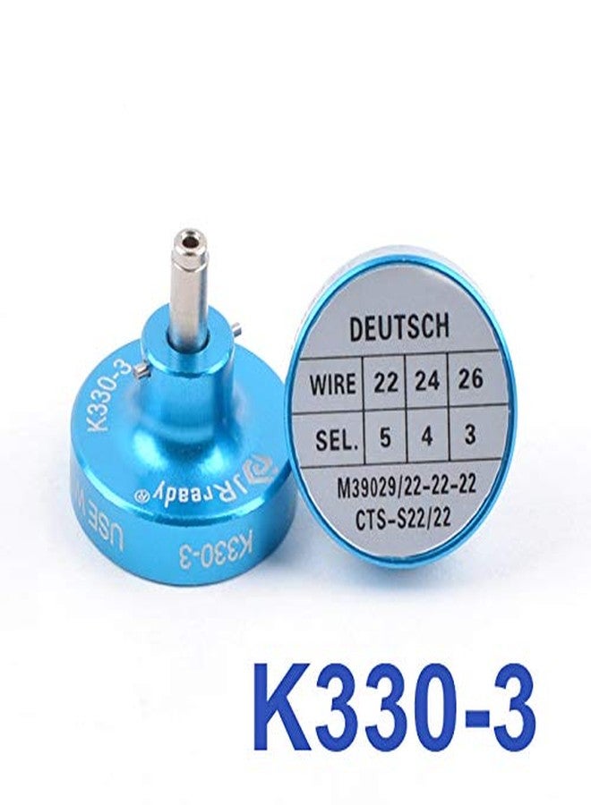 JRready K330-3 Positioner apply for crimping DEUTSCH M39029/22-22-22 contacts,CTS-S22/22 contacts, 22#,24#,26# Wire, Match Tools NEW-AS2 ACT-AS2 Crimper - Image 2