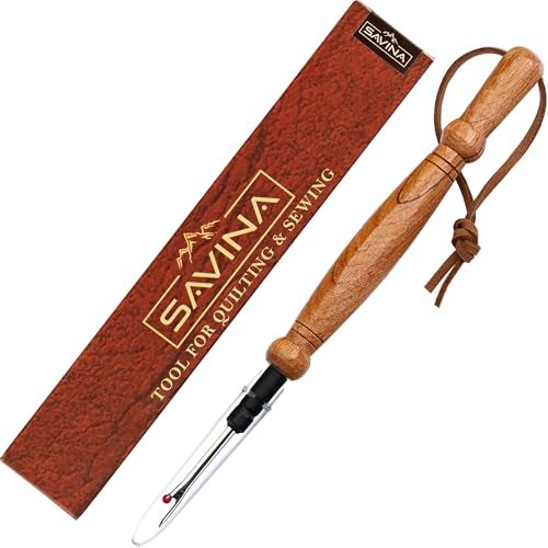 Savina Seam Rippers for Sewing, Remove Stitches and Seams with Precision, Thread Ripping Tool, Hard Wood Professional Multipurpose Durable for Sewing/Quilting (1Pcs) - Image 1