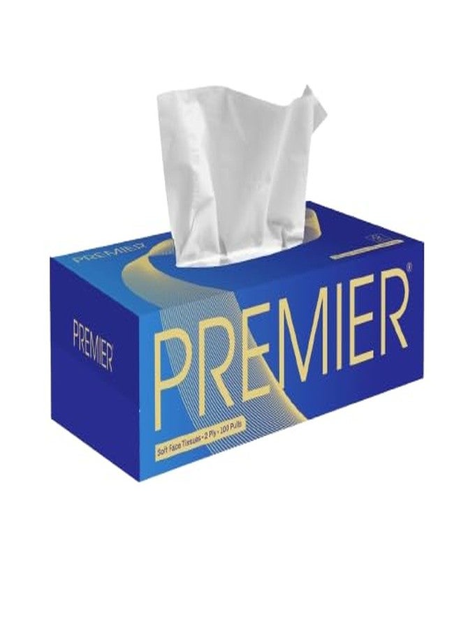 Premier Tissue Paper Box 100's Special Edition – Pack of 3 | Ultra-Soft & Highly Absorbent Facial Tissues | Gentle on Skin | Ideal for Home, Office & Car | Hygienic & Durable - Image 2