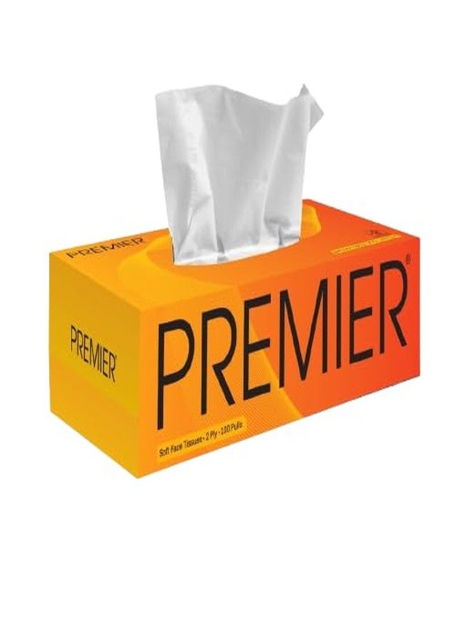 Premier Tissue Paper Box 100's Special Edition – Pack of 3 | Ultra-Soft & Highly Absorbent Facial Tissues | Gentle on Skin | Ideal for Home, Office & Car | Hygienic & Durable - Image 3