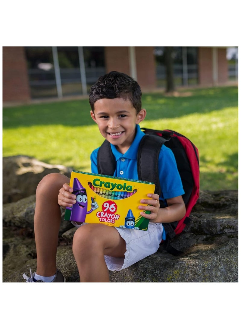 كرايولا أقلام تلوين كرايولا ٩٦ قطعة - غير قابلة للتعليق - Image 2