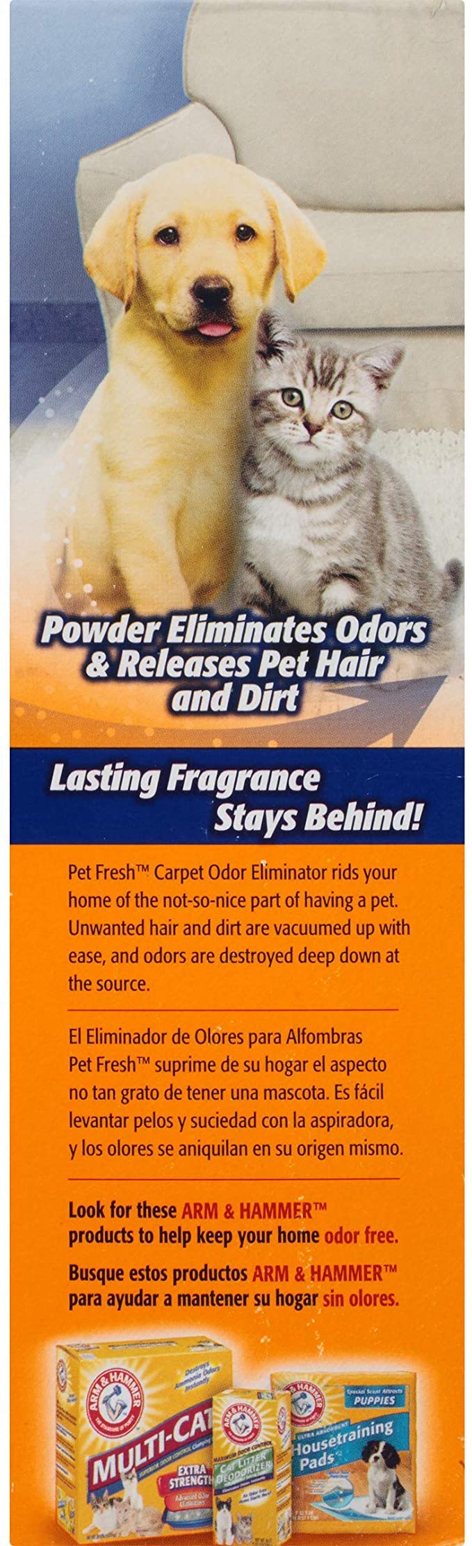 Arm & Hammer Carpet Pet Fresh Odor Eliminator 30 Oz, Pack of 3 - Image 3
