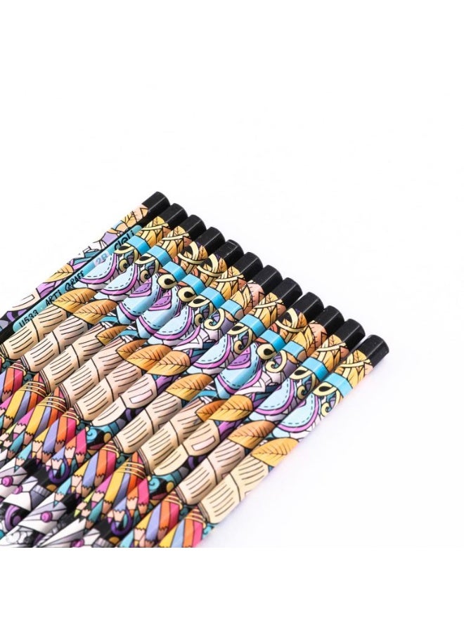 Deli u53300 graphite pencil 2b pack of 12 pieces - Image 4