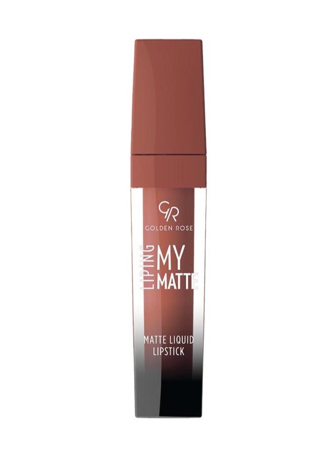 Golden Rose Liping My Matte Liquid Lipstick  22 Light Beige - Image 1