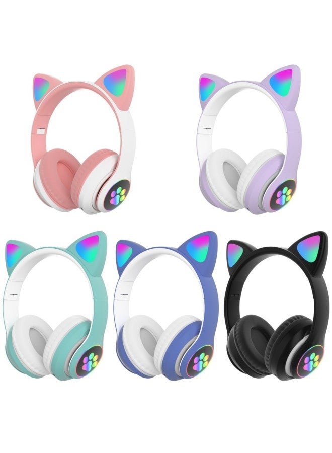 Original Quality Stn-28 Cat Ears Cute Cute Cat Claw Cool Headset Bluetooth Headset Wireless - Image 4